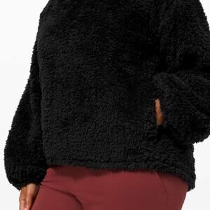 Lululemon Warm Restore Sherpa Pullover Black XS/Small